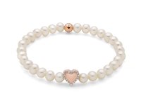 Bracciale Miluna Donna Giochi di perle in Argento Perla PBR3505R-TPZ